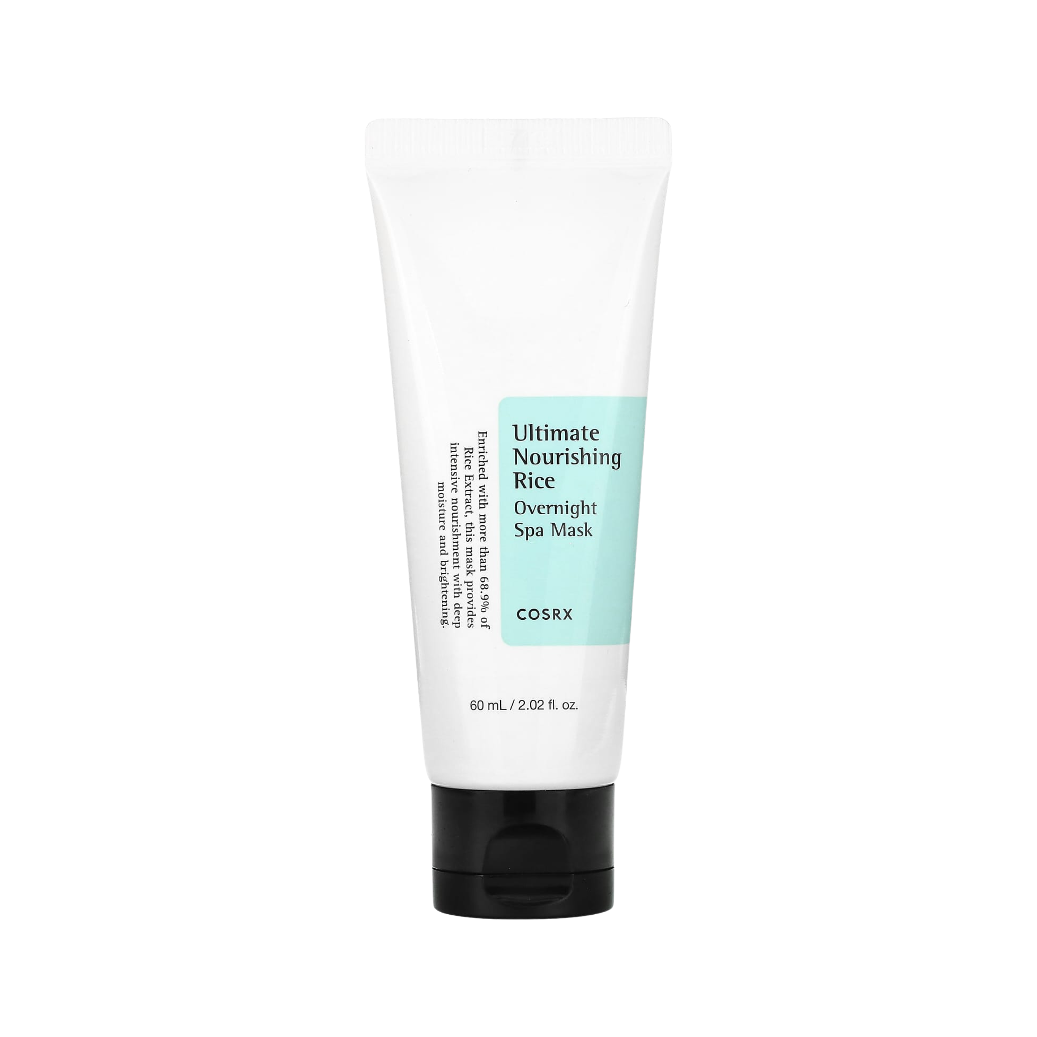 COSRX Ultimate Nourishing Rice Overnight Spa Mask naktinė drėkinanti veido kaukė su ryžių ekstraktu